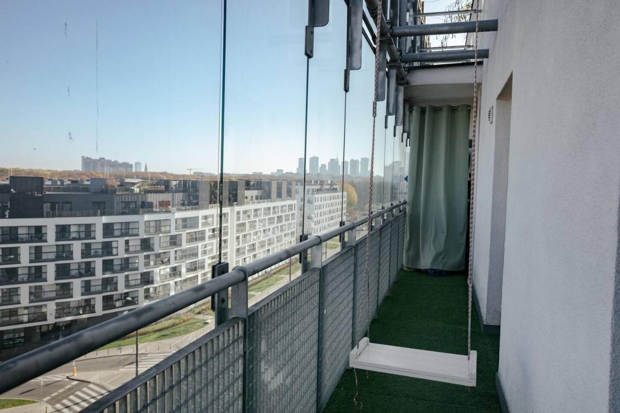Dwupoziomowy, Rodzinny Apartament. Ochrona, Garaz. 바르샤바 외부 사진