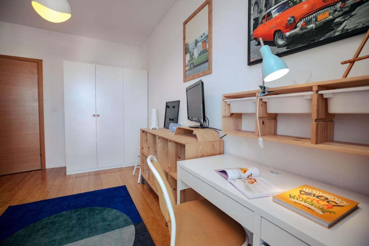 Dwupoziomowy, Rodzinny Apartament. Ochrona, Garaz. 바르샤바 외부 사진